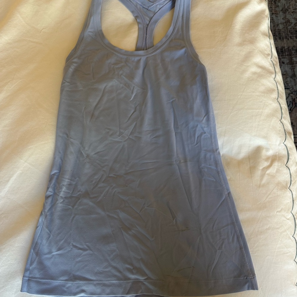 LuluLemon Women's Light Blue Racerback Tank Top